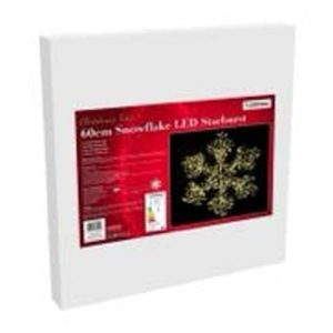 60CM 300 LED STARBURST SNOWFLAKE WARM WHITE