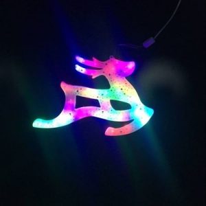 30CM 20LED REINDEER MULTI COLOUR WINDOW LIGHT