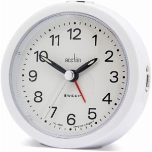 ACCTIM ELANA SWEEPS WHITE CLOCK