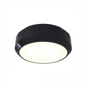 ANSELL 8W DELTA ROUND LED BLACK BASE BULKHEAD + PHOTOCELL