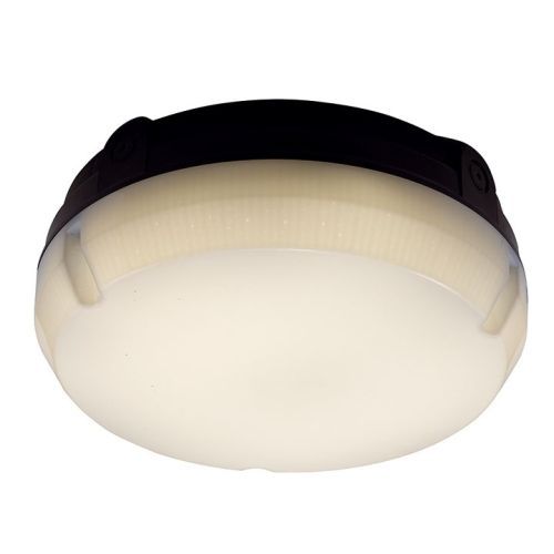 ANSELL 14W DELTA CCT ROUND LED BLACK BASE BULKHEAD + PHOTOCELL