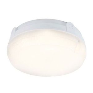 ANSELL 14W DELTA ROUND LED WHITE BASE BULKHEAD + P