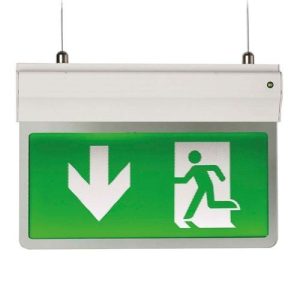 ANSELL 3-IN-ONE EAGLE LED DOUBLE SIDED EXIT SIGN INC LEGENDS