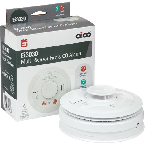 AICO MULTI-SENSOR (OPTICAL,HEAT & CO) 10-YEAR LITHIUM ALARM