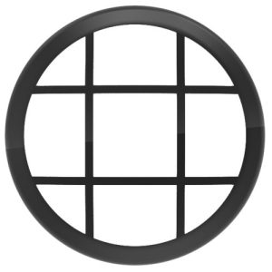 ALL LED BRUNO CARBON BLACK CROSS GRILL BEZEL BRUNO BULKHEAD ABD20/CCT