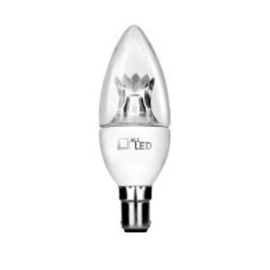 ALL LED LOTUS 6W LED CANDLE LAMP 4000K B15D DIMMABLE CRI>80, 220-240V AC, 50-60Hz
