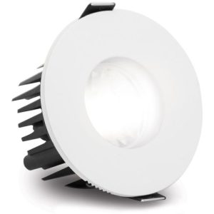 ALL LED DEFENDER FIXED MATT WHITE, MATT WHITE BAFFLE FIXED BEZEL FOR DEFENDER FIXED - AFD010D