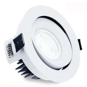 ALL LED DEFENDER ADJUSTABLE 10W LED FIRERATED DOWNLIGHT, ADJUSTABLE, 4000K, DALI DIMMABLE, IP44, DSI-6, PUSH DIM WITH MEMORY