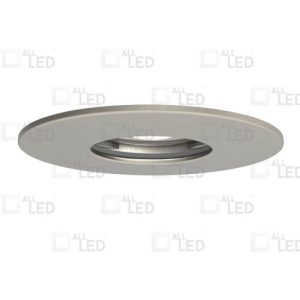 ALL LED ICAN65 SATIN NICKEL ULTRA SLIM TWIST & LOCK FIXED BEZEL, IP65