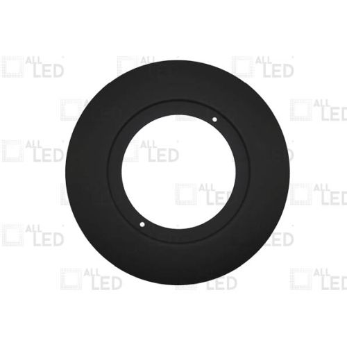 ALL LED ICAN75 CONVERTER PLATE, 75-125MM CUTOUT, CARBON BLACK - COMPLETE WITH EXTENSION CLIPS