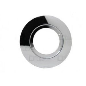 ALL LED ICAN75 CONVERTER PLATE, 75-125MM CUTOUT, POLISHED CHROME - COMPLETE WITH EXTENSION CLIPS