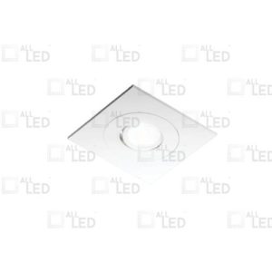 ALL LED ICAN75 SOLO MULTIPLE PLATE FOR ICAN75, 1 HOLE PLATE - ALUMINIUM , POLAR WHITE