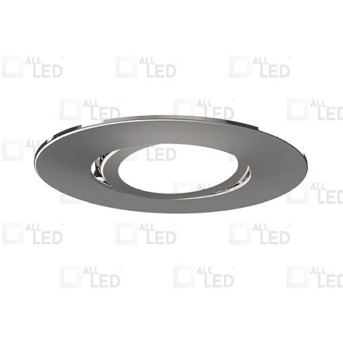 ALL LED ICAN75 POLISHED CHROME ULTRA SLIM TWIST & LOCK ADJUSTABLE BEZEL, IP20