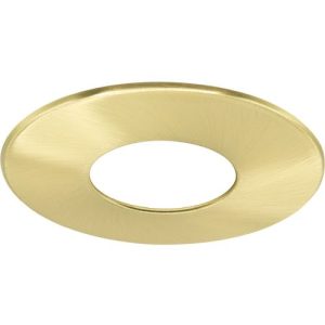 ALL LED ICAN75 - BRUSHED BRASS ULTRA SLIM TWIST & LOCK FIXED BEZEL, IP20