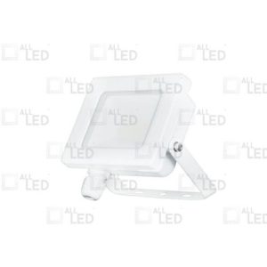 ALL LED (NOT WIRED) 10W IP65 WHITE HUNTER SLIM CCT FLOODLIGHT