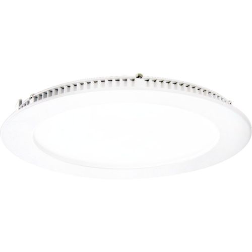 ALL LED ORBIT - 18W ROUND LED SLIMLINE FLAT PANEL DOWNLIGHT, CCT SELECTABLE 3000K,4000K,6000K, NON DIMMABLE, EMERGENCY SELF TEST