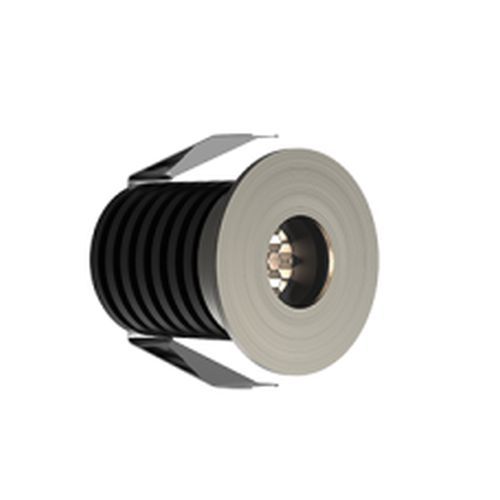 ALL LED MARINE1 1W LED GROUND LIGHT, 2700K, IP67, STAINLESS STEEL 316L, BAFFLE HONEYCOMB
