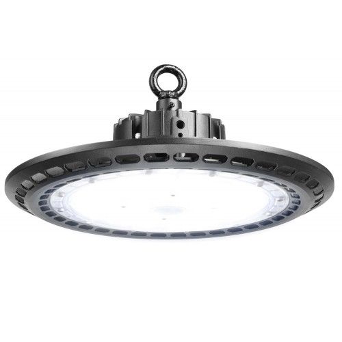 ALL LED ULTI-BAY 200W LED HIGH BAY,BLACK, IP65, 5000K, 0-10V DIMMABLE, SAFETY ROPE INCLUDED
