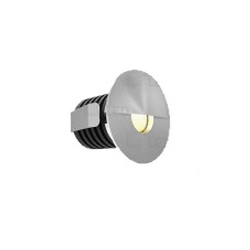 ALL LED DAWN 1W LED LOW PROFILE BRUSHED ALUMINIUM EYELID MARKER LIGHT, 4000K, IP65