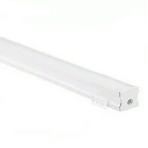 ALL LED PROFILE4 2M WHITE FINISH DEEP CHANNEL PROFILE WITH OPAL DIFFUSER, EXTRUDED 6063 AIRCRAFT ALUMINIUM, INCL END CAPS & BRACKETS