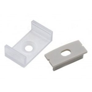 ALL LED APA008/AL DOUBLE WIDE ACCESSORY 4 X END CAPS FOR PROFILE 8