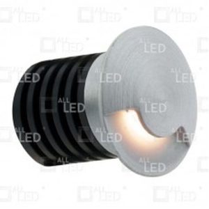 ALL LED PATHFINDER 1W LED UNIDIRECTIONAL, LOW LEVEL, BRUSHED ALUMINIUM, 4000K, IP65