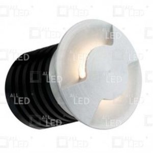 ALL LED PATHFINDER 1W LED BI-DIRECTIONAL, LOW LEVEL,BRUSHED ALUMINIUM, 4000K, IP65