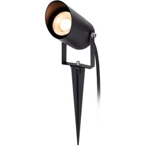 ALL LED EXCALIBUR2 - 6W IP65 LED SPIKE LIGHT, BLACK, INCLUDES ANTI-GLARE COWL 4000K