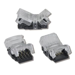 ALL LED K9 (80W@24V, 40W@12V MAX) LED STRIP QUICK CONNECTOR 10MM PCB IP65 STRIP TO CABLE , WITHOUT CABLE, IP65 FORMERLY ASTC144/LE/IP