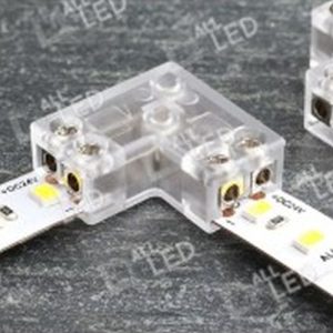 ALL LED F1 10PK UNIVERSAL LED STRIP "L" SHAPE CONNECTOR SUITABLE FOR 8MM AND 10MM PCB WIDTH