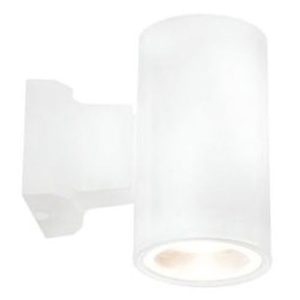 ALL LED TUBULAR UP OR DOWN GU10 POLAR WHITE WALL LIGHT - UNI-DIRECTIONAL MODEL, IP65