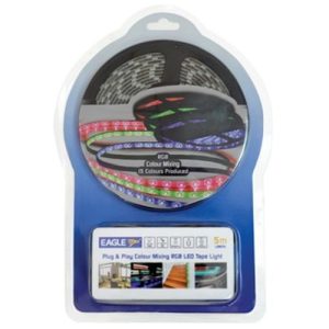 RGB IP65 5MTR TAPE KIT+INLINE DRIVER
