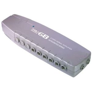 6 WAY 0-11DB UHF-FM-DAB AERIAL AMP