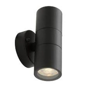 ANSELL ACERO BI-DIRECTIONAL GU10 WALL LIGHT BLACK