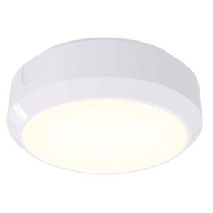 ANSELL 14W CCT DELTA ROUND LED WHITE BASE BULKHEAD