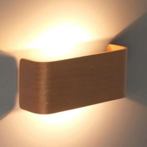 ANSELL FASCIA WALL LIGHT OAK FRONT COVER