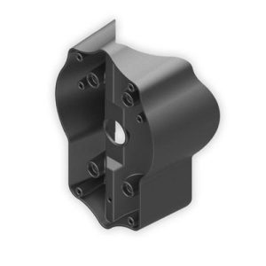 ANSELL LATINA WALL LANTERN CORNER BRACKET BLACK