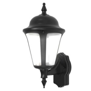 ANSELL LATINA LED WALL LANTERN - BLACK