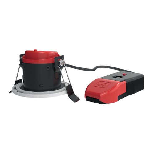 ANSELL PRISM PRO CCT DUAL WATT IP65 FIRERATED DOWNLIGHTER