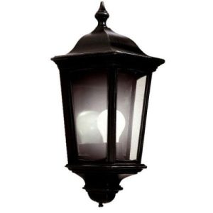 ANSELL ROMA E27 HALF LANTERN BLACK