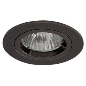 ANSELL TWISTLOCK 50W BLACK CHROME DOWNLIGHT