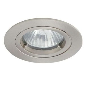 ANSELL TWISTLOCK 50W IP44 S/CHROME DOWNLIGHT