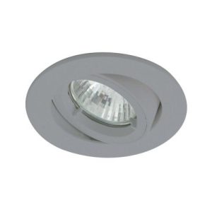 ANSELL SILVER/GREY IP44(GU10/MR16) DOWNLIGHT