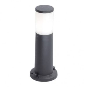 ASBAC AMELIA 400 8.5W CCT LED BOLLARD BLACK OPAL