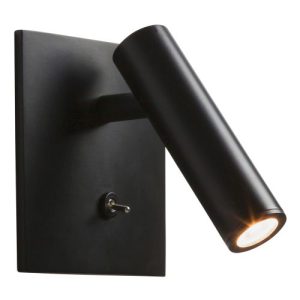 ASTRO ENNA SQUARE SWITCHED LED MATT BLACK