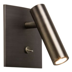 ASTRO ENNA SQUARE SWITCHED LED BRONZE
