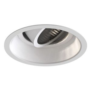 ASTRO MINIMA SLIMLINE ROUND ADJUSTABLE FIRE-RATED MATT WHITE