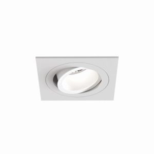 ASTRO PINHOLE SLIMLINE SQUARE ADJUSTABLE FIRE-RATED MATT WHITE