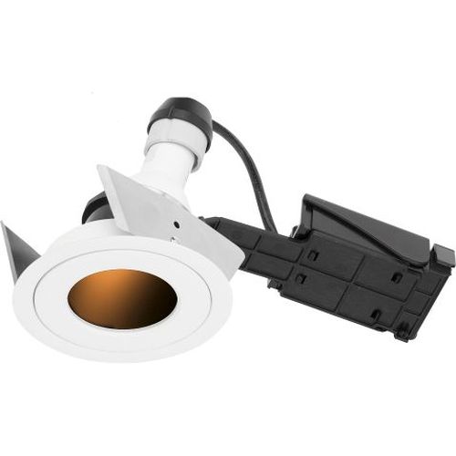 AURORA GU10 ADJUSTABLE ROUND RECESSED BAFFLE DOWNLIGHT