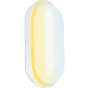 AURORA 240V 20W LED IP65 OVAL BULKHEAD WHITE 3000/4000/6500K